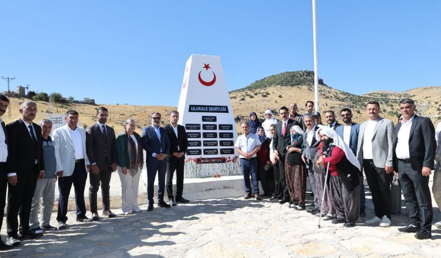 Şerifoğulları: “Ulukale Şehitlerimizi Unutmadık, Unutmayacağız”