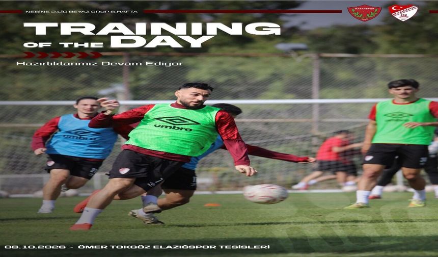 Elazığspor’da Hatayspor Mesaisi Devam Ediyor