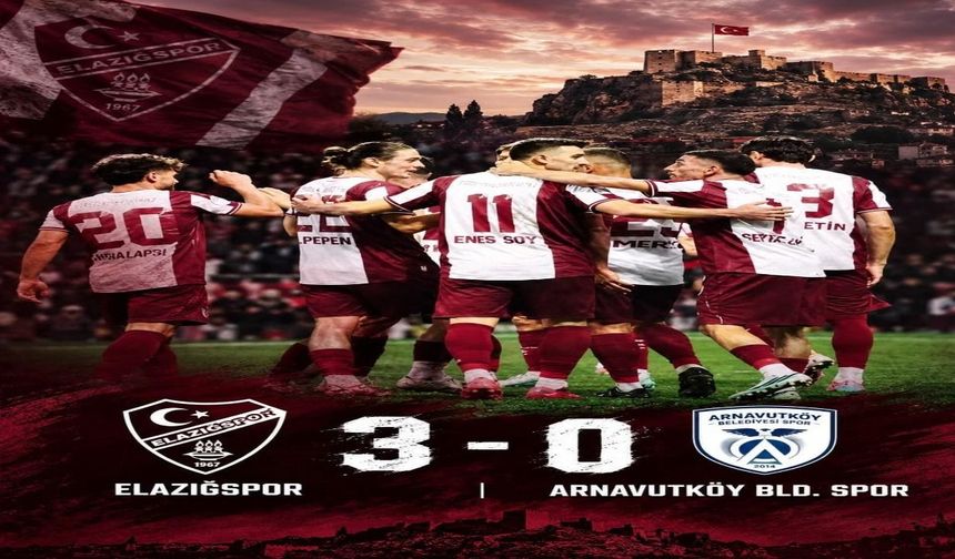 Elazığspor Sahasında Fırtına Gibi Esti