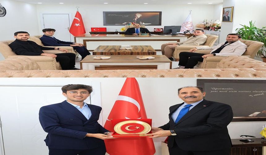 Elazığ’da eğitim müdürü Aziz Gün’e ziyaretler sürüyor