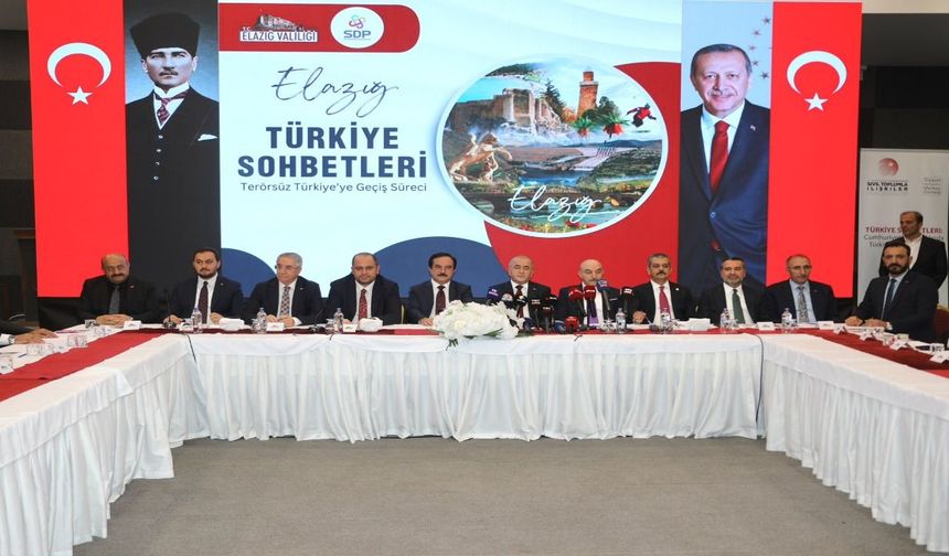Elazığ’da Terörsüz Türkiye Süreci Masaya Yatırıldı