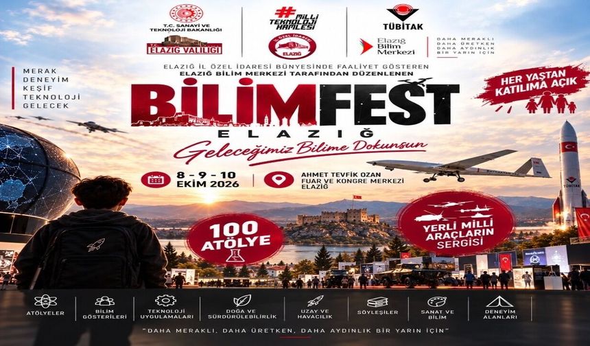 Bilimfest Elazığ İçin Geri Sayım Başladı
