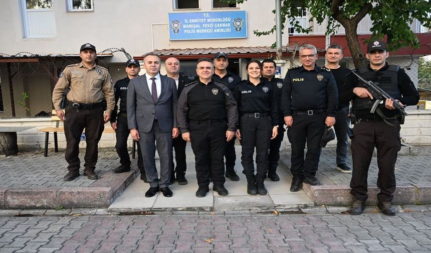 Emniyet Müdürü Karan’dan Polis Merkezi Ziyareti