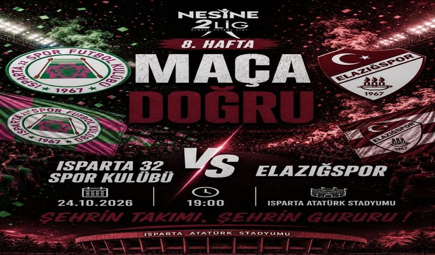 Elazığspor, Isparta Deplasmanında