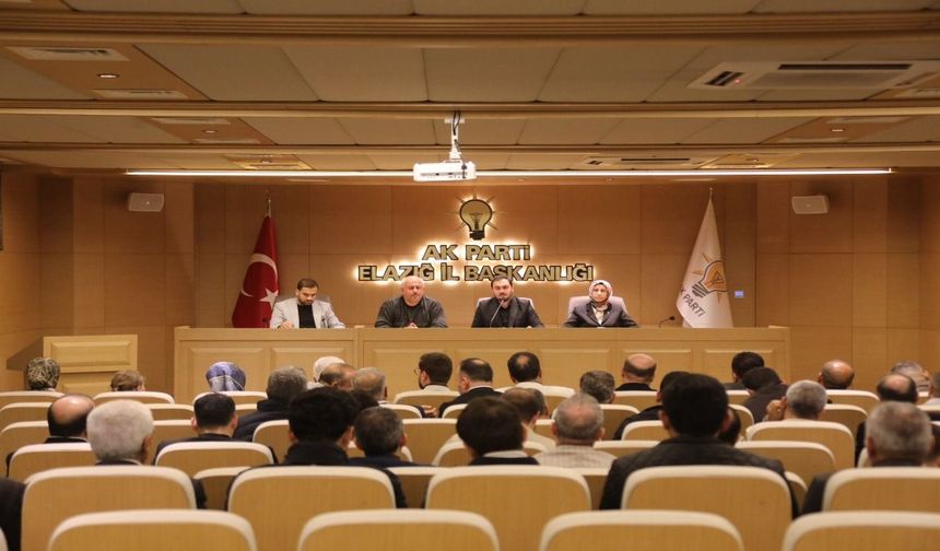 Elazığ AK Parti’de Haftalık Toplantı
