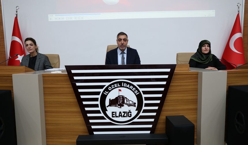Elazığ İl Genel Meclisi’nde Ekim Ayı Toplantıları Başladı