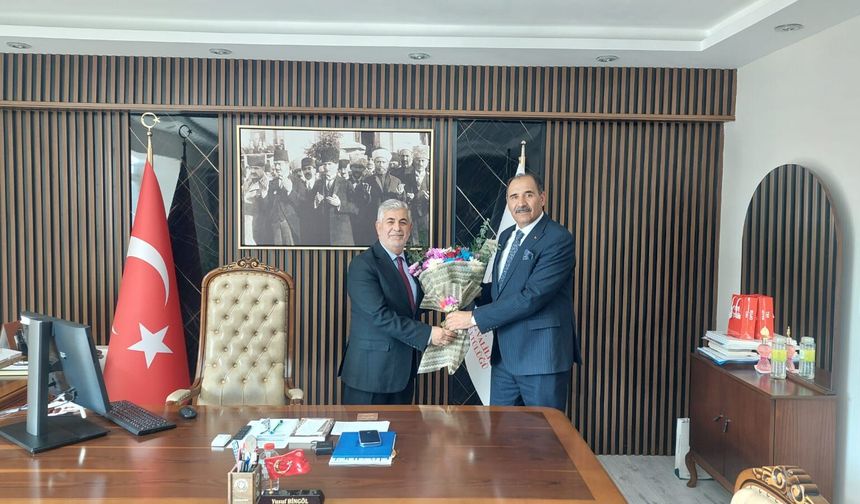 Aziz Gün’den İl Müftüsü Yusuf Bingöl’e Ziyaret