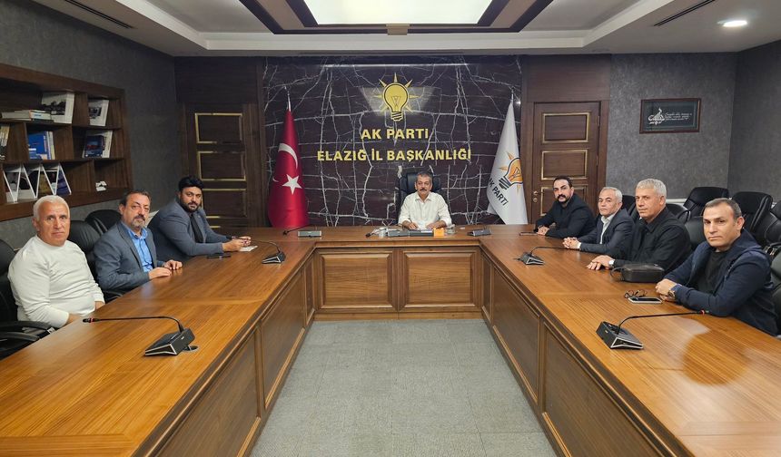 Erol Keleş, Elazığ’ın Gündemini STK Temsilcileriyle Görüştü
