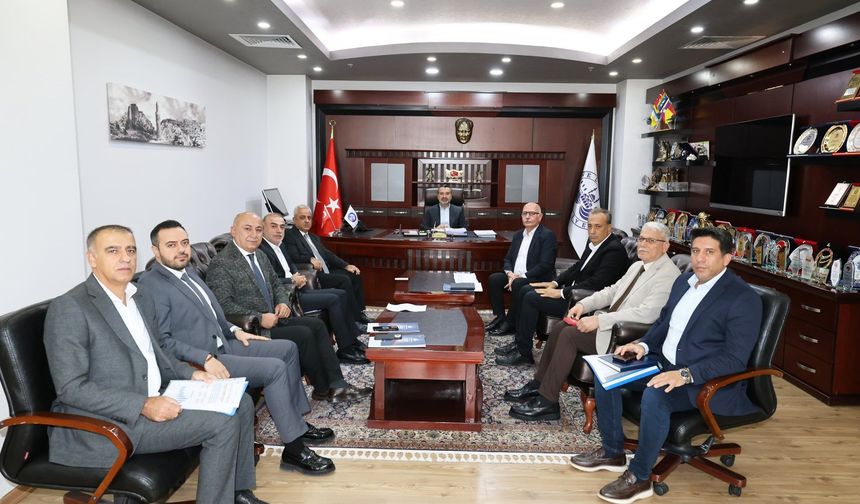 Elazığ Belediyesinde Hizmet ve Projeler Masaya Yatırıldı