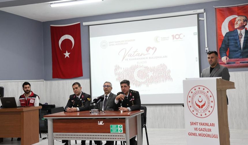 Elazığ’da Öğrencilerle Vatan ve Kahramanlık Buluşması