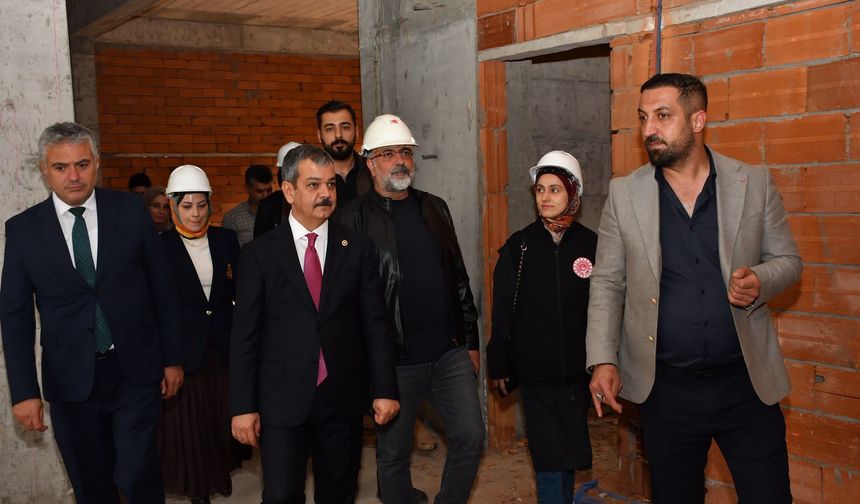 Elazığ’ın Yeni Öğretmenevi İçin Çalışmalar Sürüyor