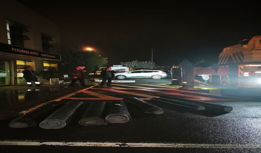 Elazığ Havalimanı’nda Hasar Onarımı Sürüyor