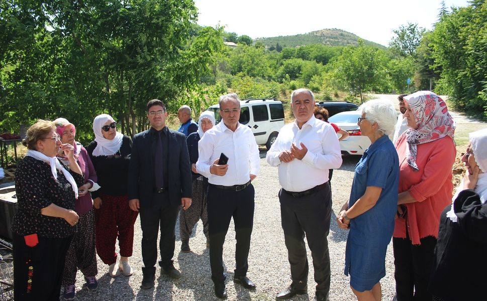 Ağın’daki Kadın Kooperatifine Geçmiş Olsun Ziyareti