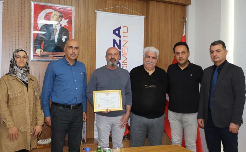 Seza Çimento’ya “Sağlıklı ve Aktif İş Yeri” Belgesi