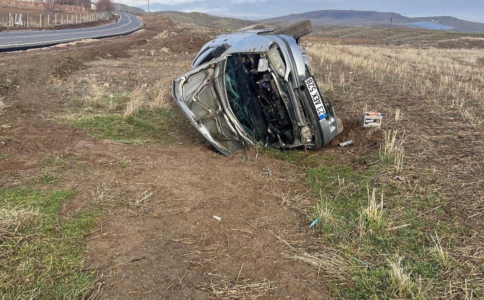 Elazığ'da Trafik Kazası: 1 Yaralı