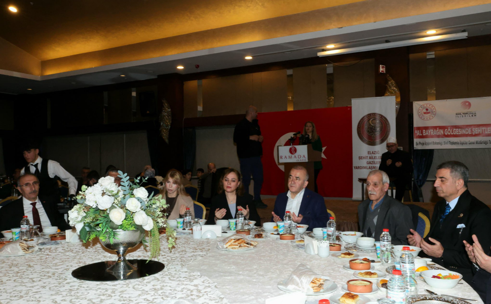 Elazığ’da Ramazan Buluşması: Şehit Aileleri ve Gaziler Aynı Sofrada