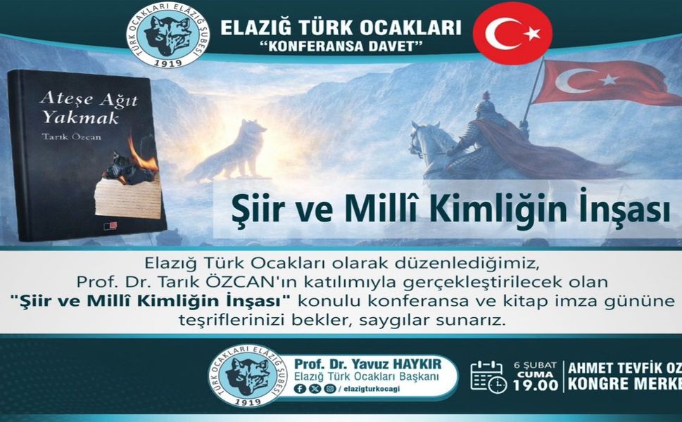 Türk Ocaklarından “Şiir ve Millî Kimliğin İnşası” Konferansı