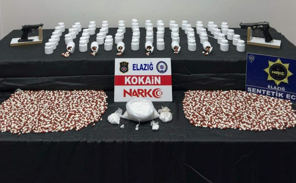 Elazığ’da Uyuşturucu Operasyonu: 802 Gram Kokain Ele Geçirildi