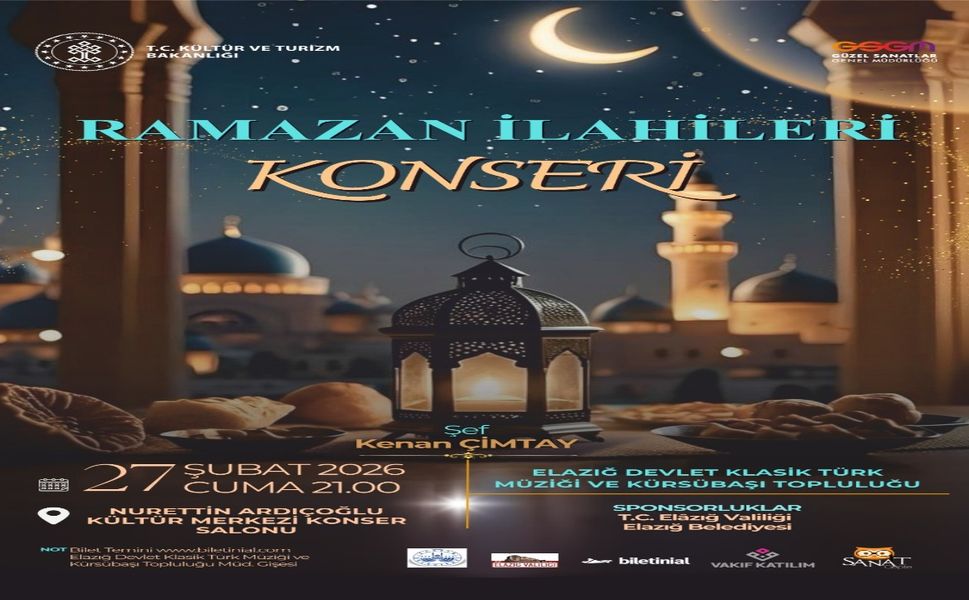 Elazığ’da Ramazan’a Özel İlahi Konseri