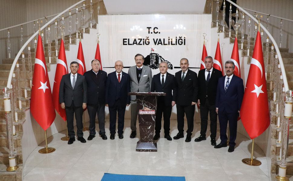 Rifat Hisarcıklıoğlu’ndan Elazığ Valisi Hatipoğlu’na Ziyaret