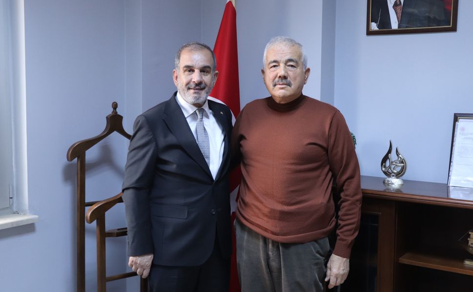 Başkan Alan’dan Recep Alyamaç’a Ziyaret