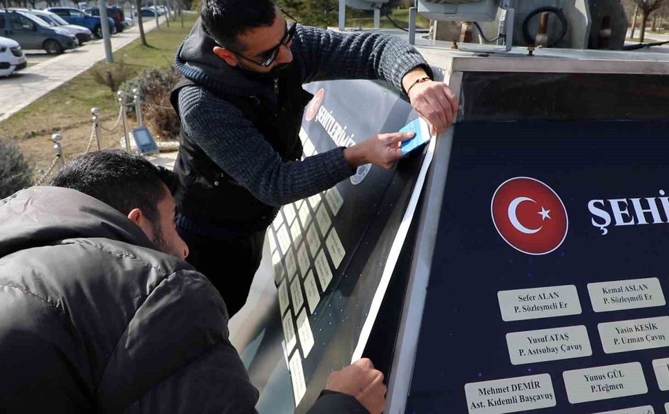 Elazığ'da şehitler anıtı restore edildi