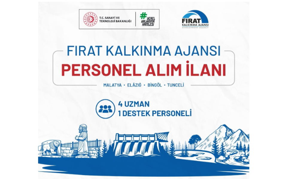 Fırat Kalkınma Ajansı Personel Alımı Başvuruları Başladı