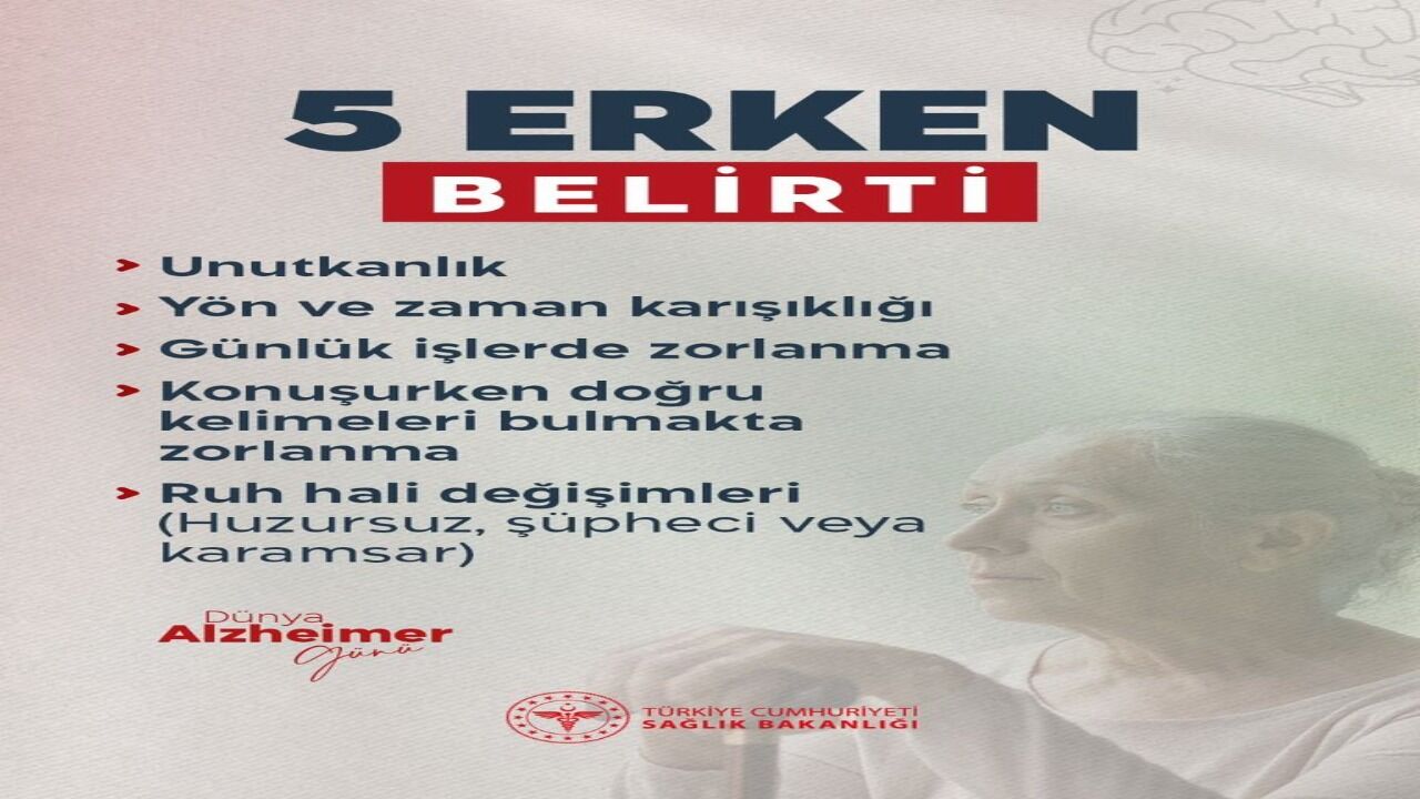Alzheimer İçin Erken Belirtilere Dikkat