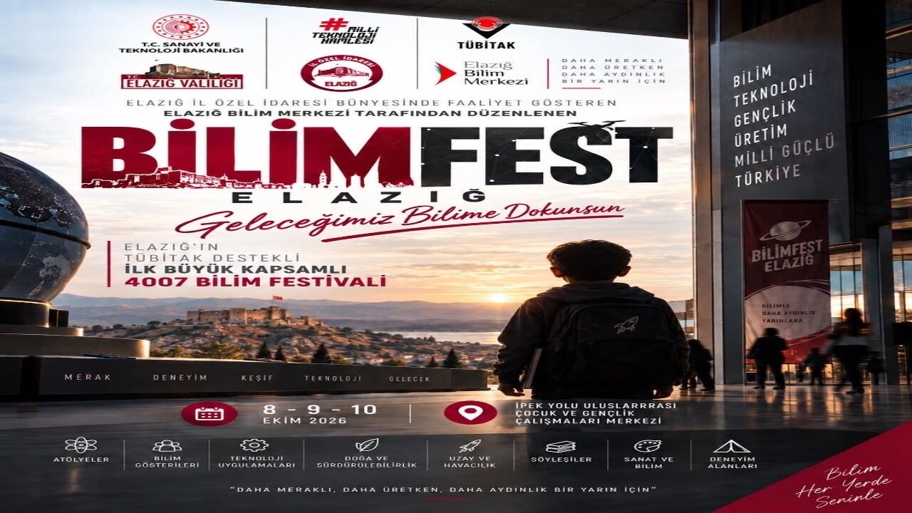 Bilimfest Elazığ İçin Geri Sayım Başladı